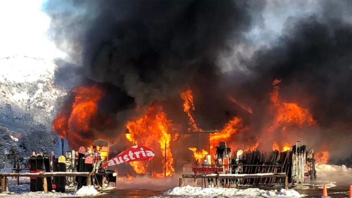 Segundo incendio en 15 días en la estación de esquí argentina de Chapelco