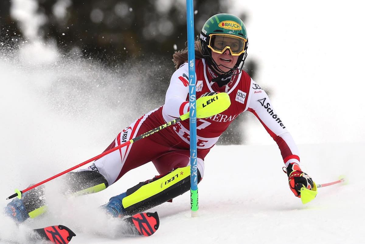 Primera victoria en slalom para Liensberger y liderato en Gigante para Odermatt