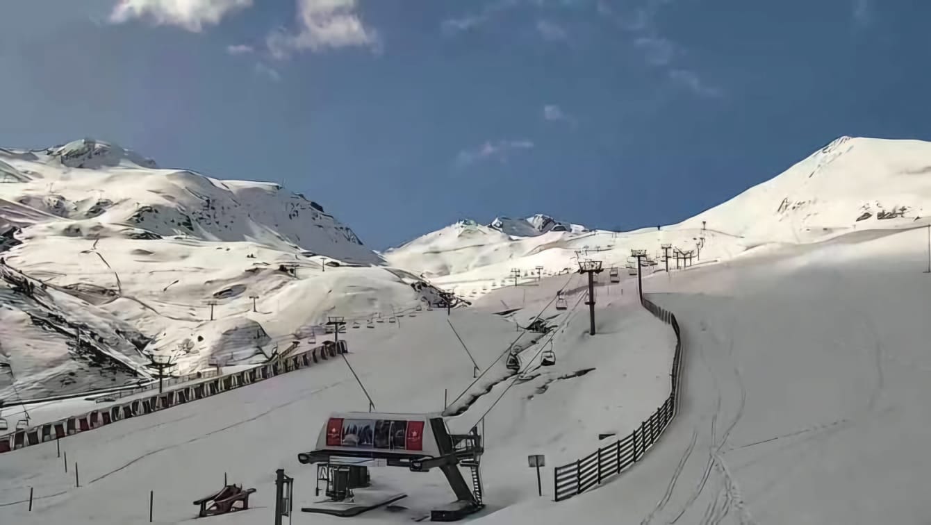 Algunas estaciones de esquí reciben más nieve el 1 de mayo que en todo el invierno