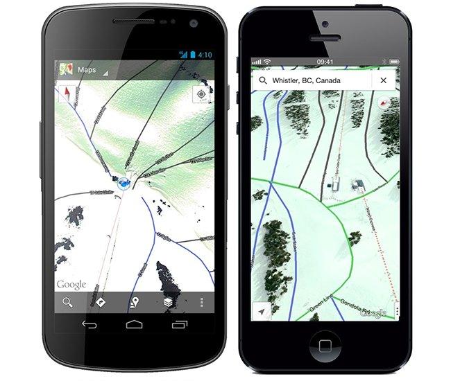 Google Maps ahora también te ayudará a esquiar