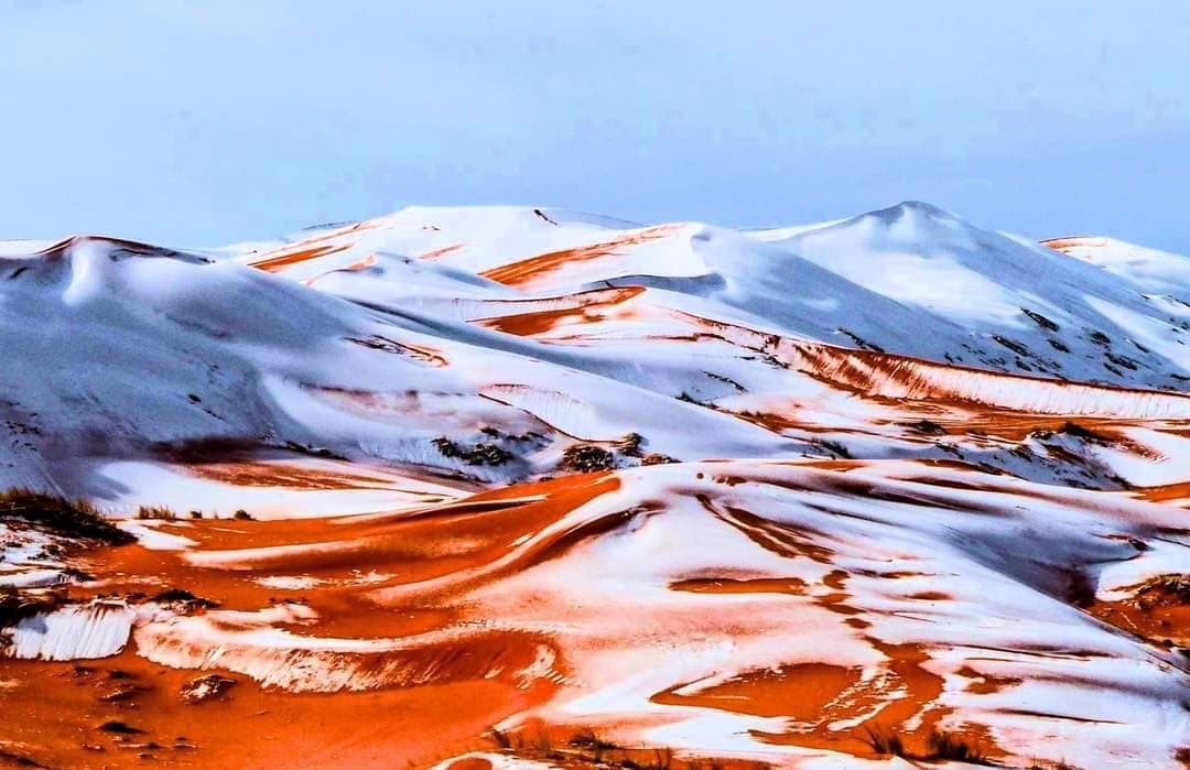 Nieva en los desiertos