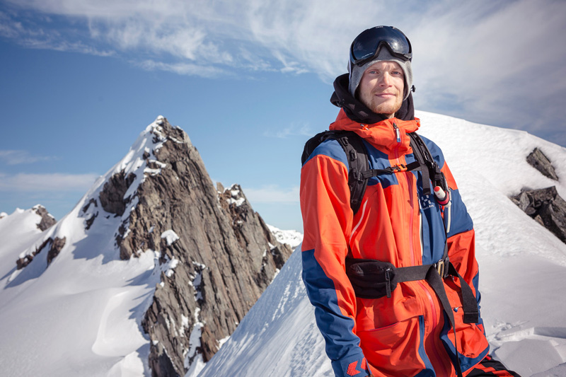 Snowboard freeride en N.Z