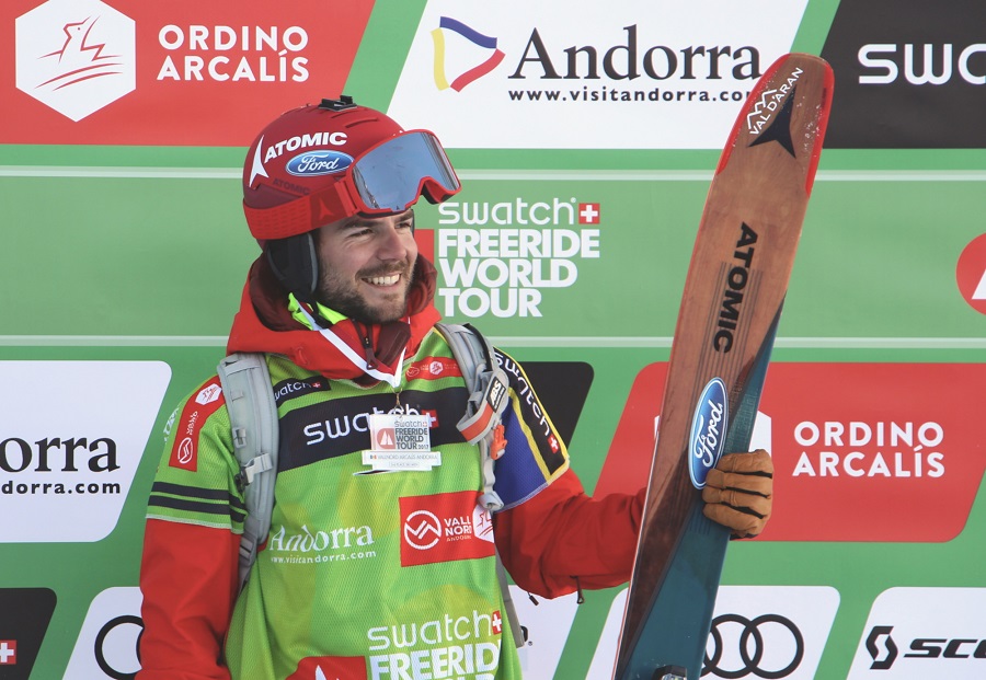 Aymar Navarro es el primer español en ganar el premio European Skier of the Year 