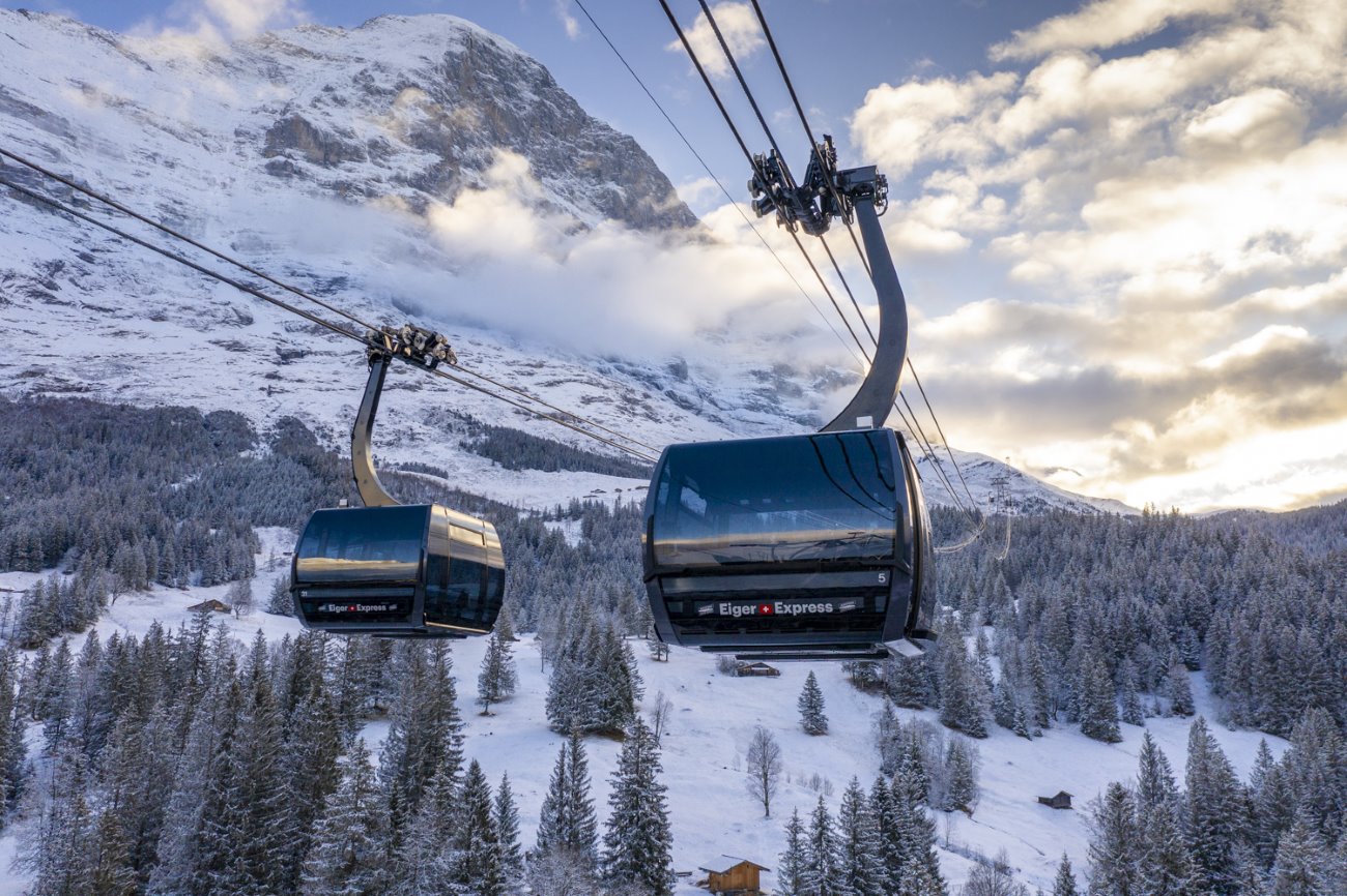 Jungfrau estrena el Eiger Express, el telecabina más moderno de los Alpes