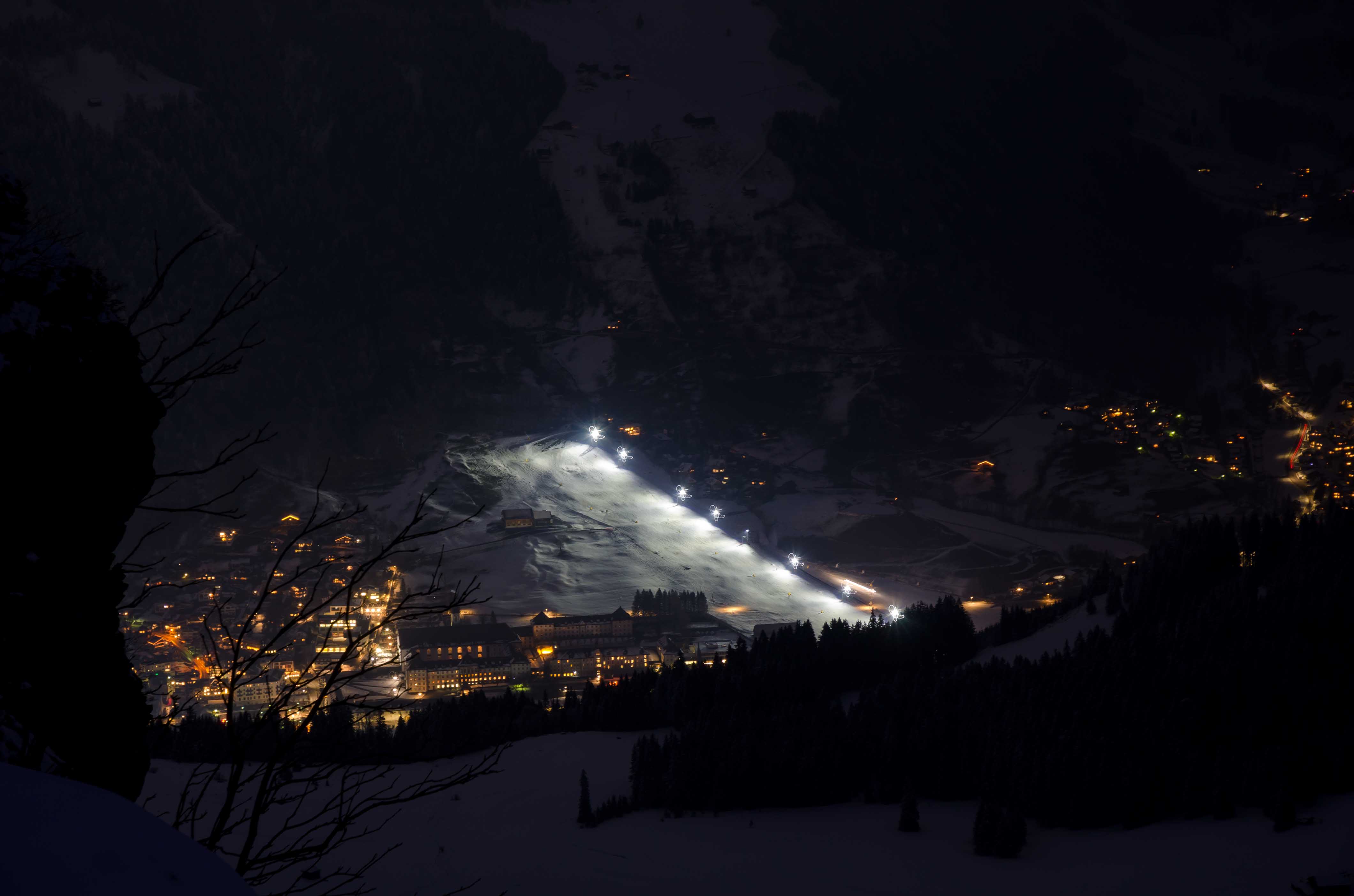 engelberg esqui nocturno