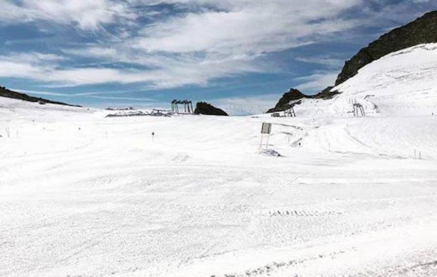 5 glaciares para el esquí de verano permanecen abiertos a pesar del calor