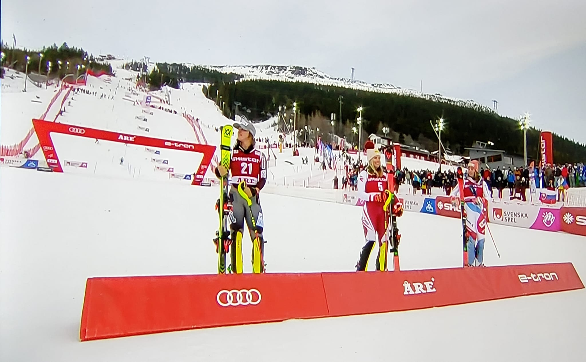 Katharina Liensberger gana el slalom de Are y Henrik Kristoffersen el gigante de Kranjska Gora