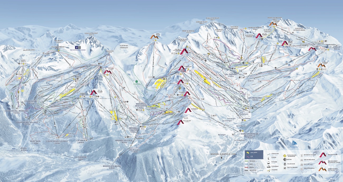Les 3 Vallées está lista para estrenar temporada de esquí: novedades y calendario