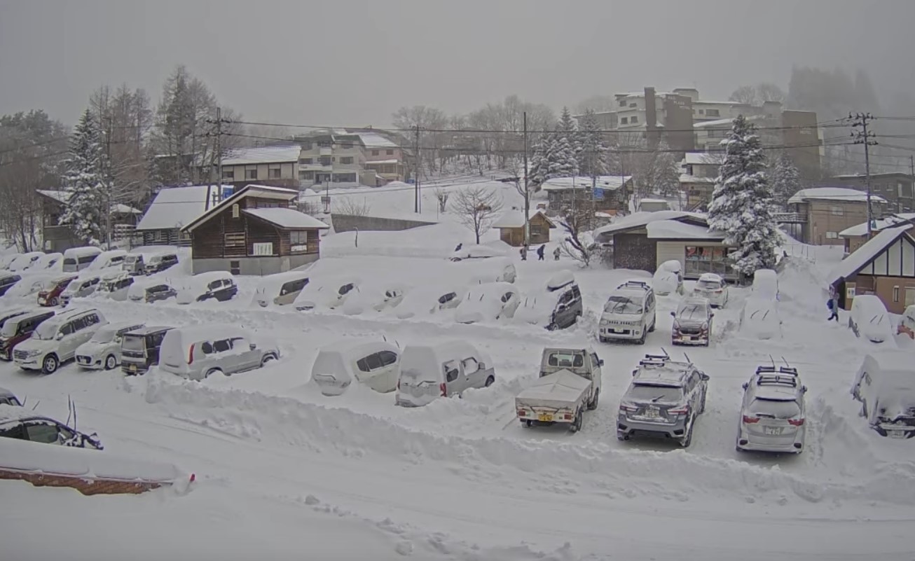Ola de frío extremo y fuertes nevadas en Japón