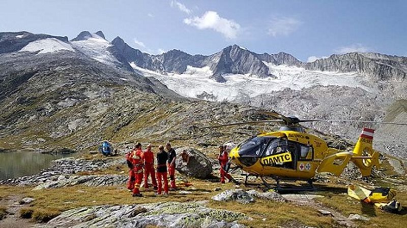 5 alpinistas muertos en un accidente de cordada en un glaciar austriaco