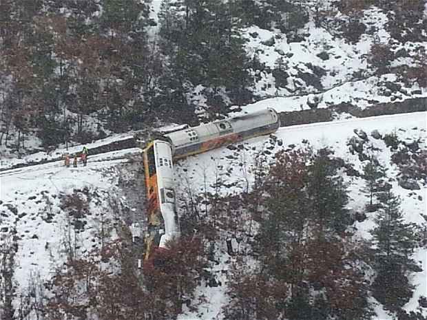 Descarrila un tren turístico en los Alpes franceses provocando dos muertos y nueve heridos 