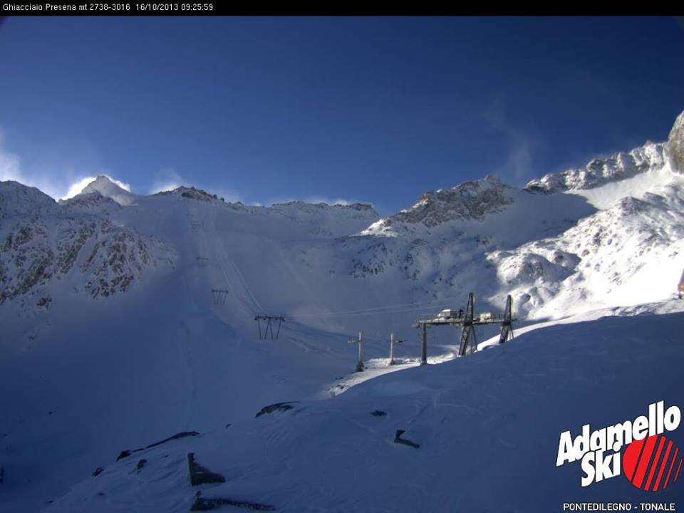 El Glaciar Presena abre la temporada el próximo fin de semana, con más de un metro de nieve fresca