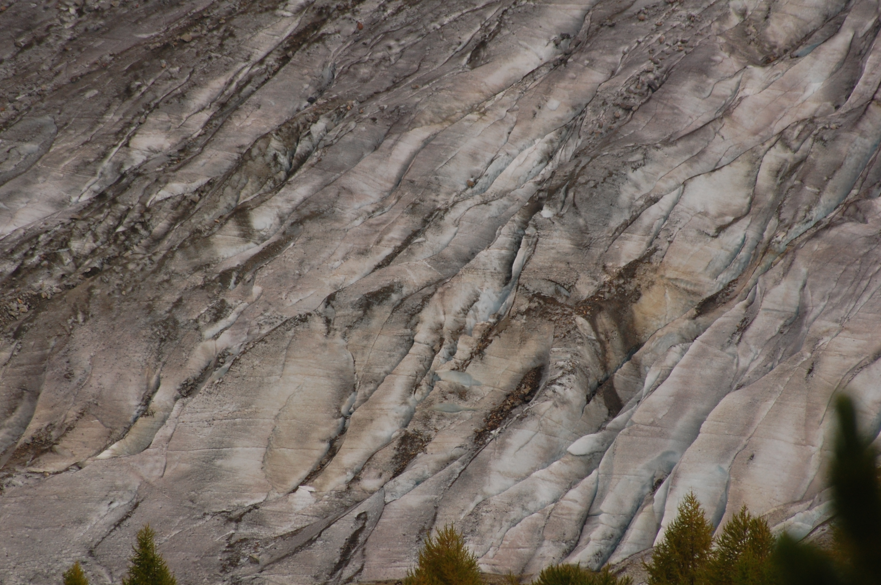 detalle del glaciar