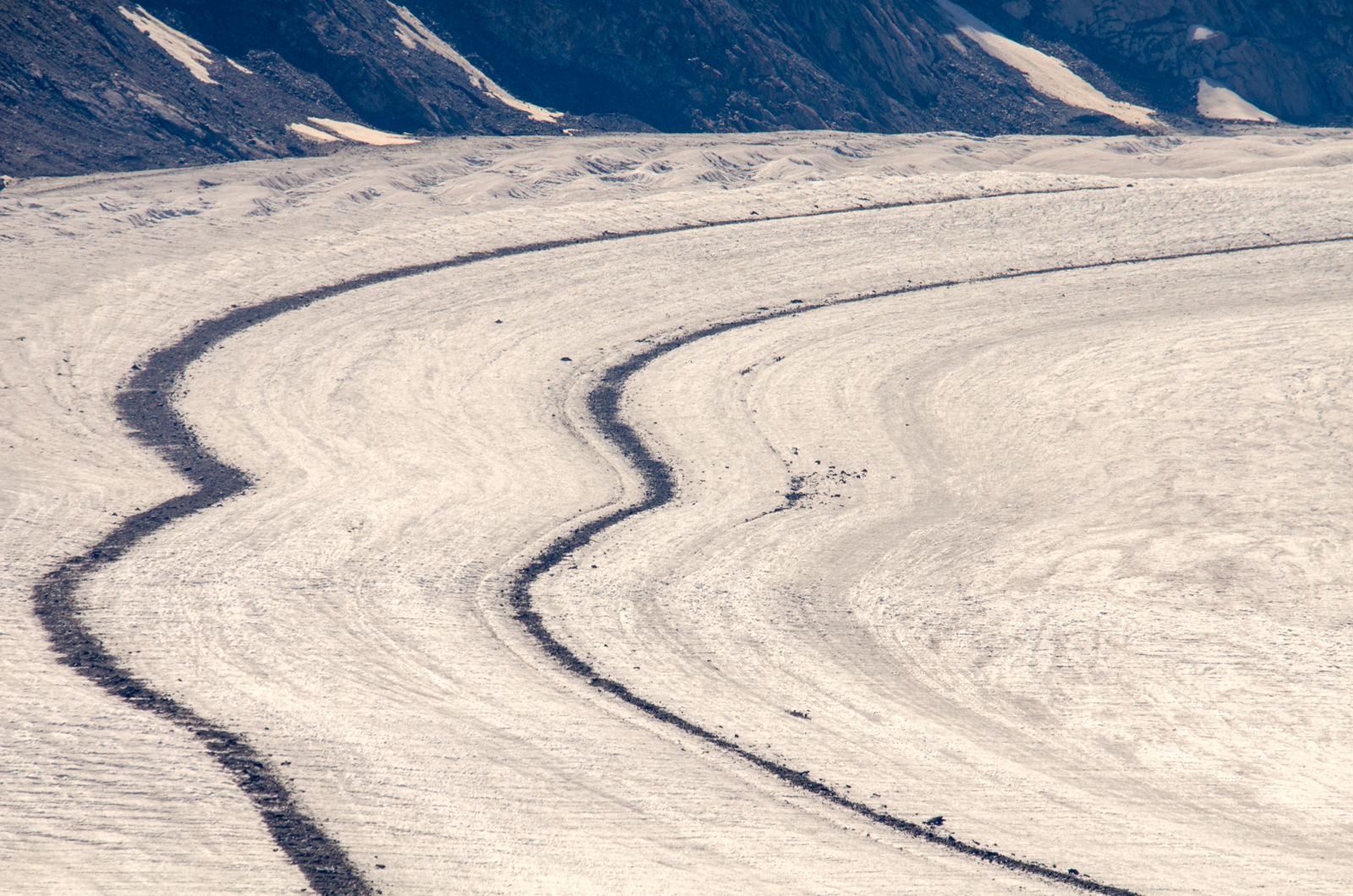 detalle del glaciar Aletsch