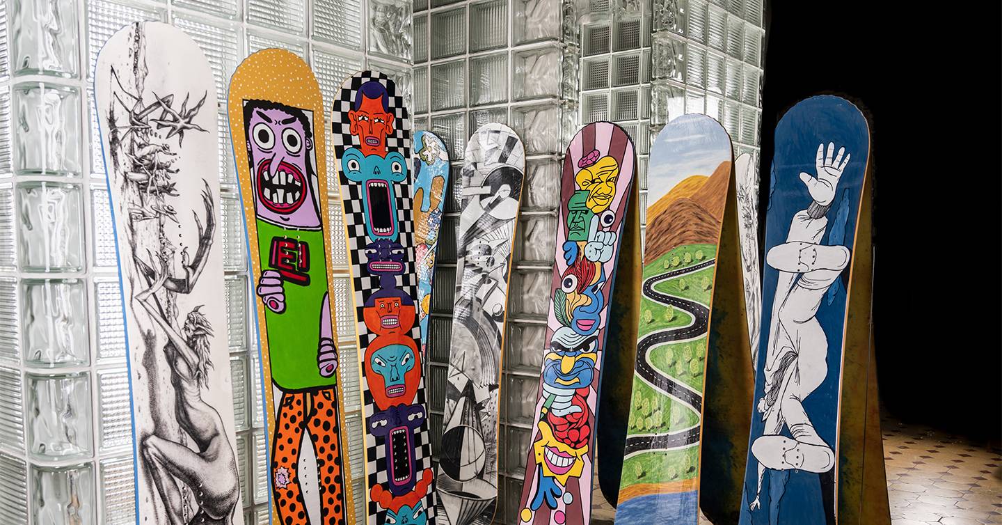 El snowboard ucraniano lanza un proyecto de arte solidario para recaudar fondos