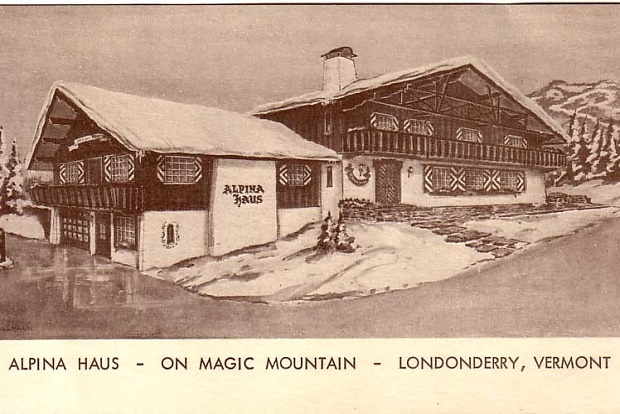 Alpina Haus, un proyecto de finales de los 60 que al final sufrió algunas modificaciones en Magic Mountain