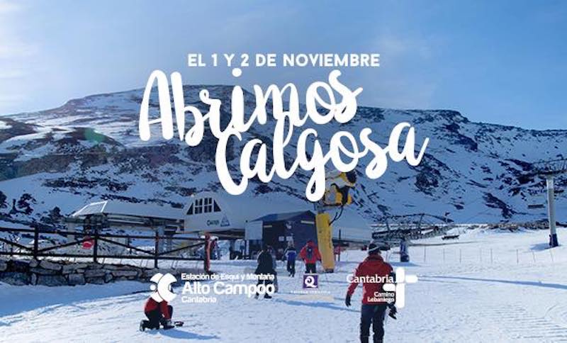 Alto Campoo se apunta a abrir este 1 de noviembre y gratis
