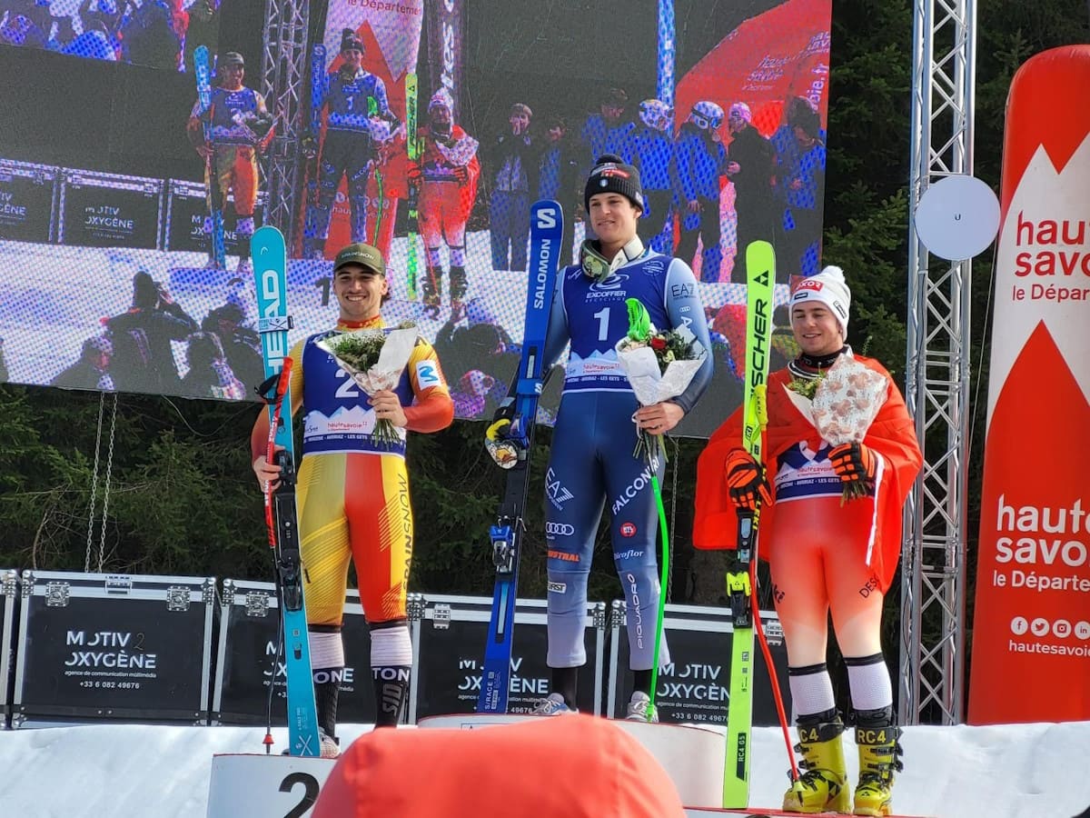Histórico 2º puesto de Ander Mingueti en el Super-G del Campeonato del Mundo Júnior de Châtel (FRA)