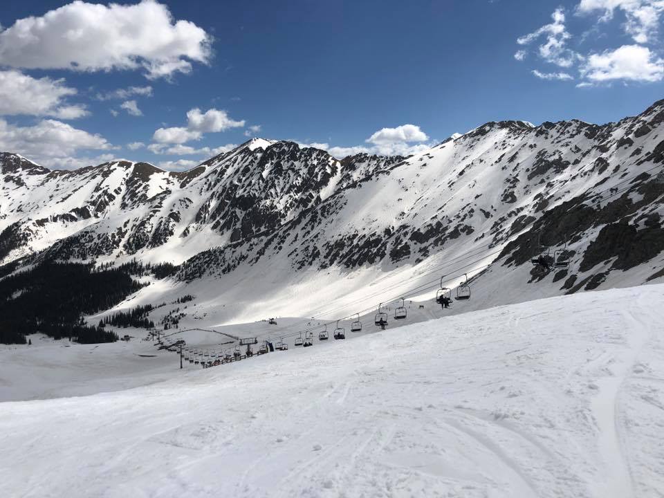 La temporada de esquí en Colorado ha sido muy larga. Algunas estaciones permanecen todavía abiertas, como Arapahoe Basin.