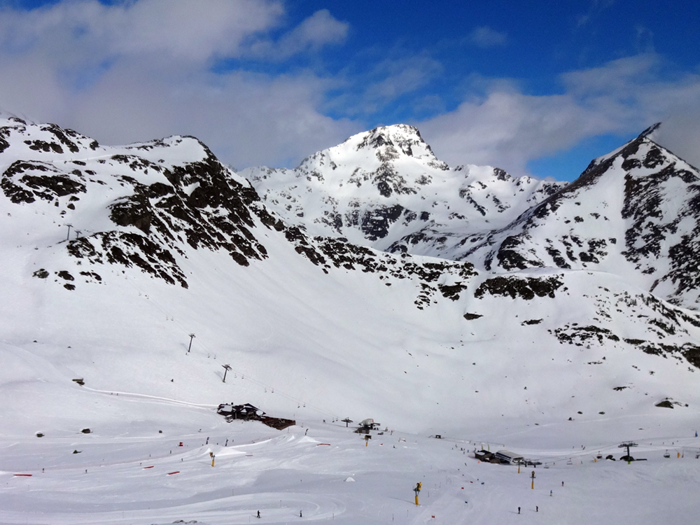 El pico de Tristaina, posible escenario para el Freeride World Tour en Andorra