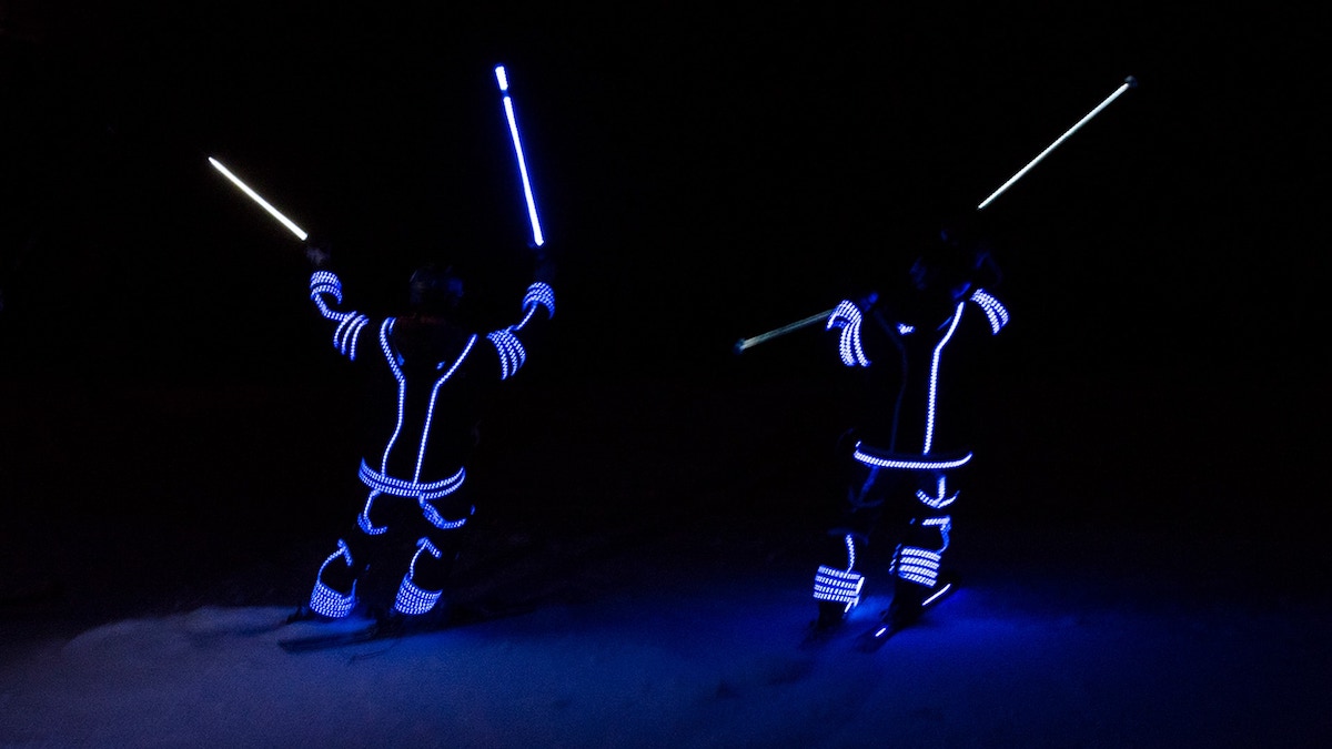 La electricidad vuelve a revolucionar la noche para esquiar en Baqueira Beret