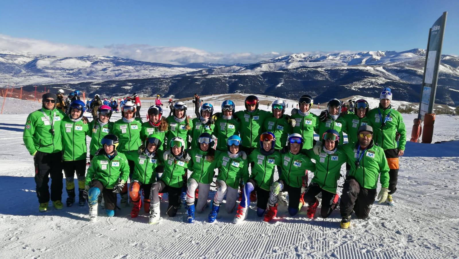20 esquiadores españoles participan en el XXVII Trofeo Internacional Borrufa U16/U14