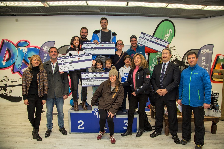Campeonato de España de Esquí para Medios de Comunicación en Madrid SnowZone