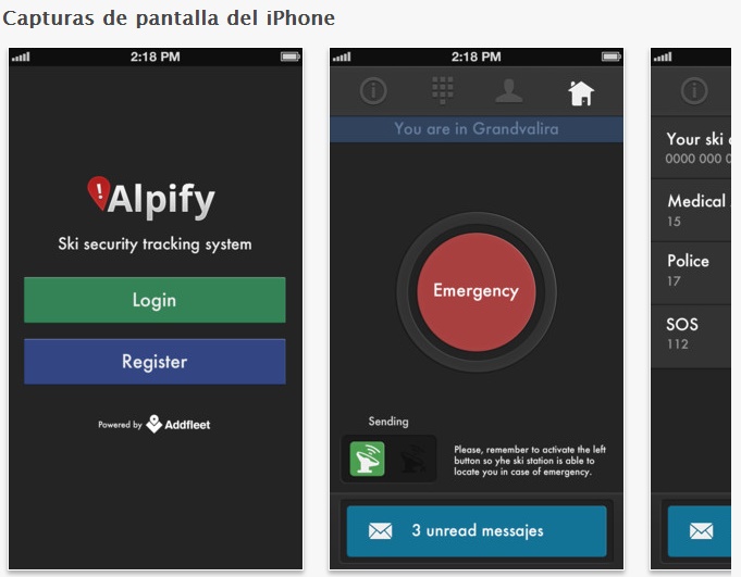 Alpify la aplicación de movil que te ayudará a que te rescaten en las montañas de Andorra