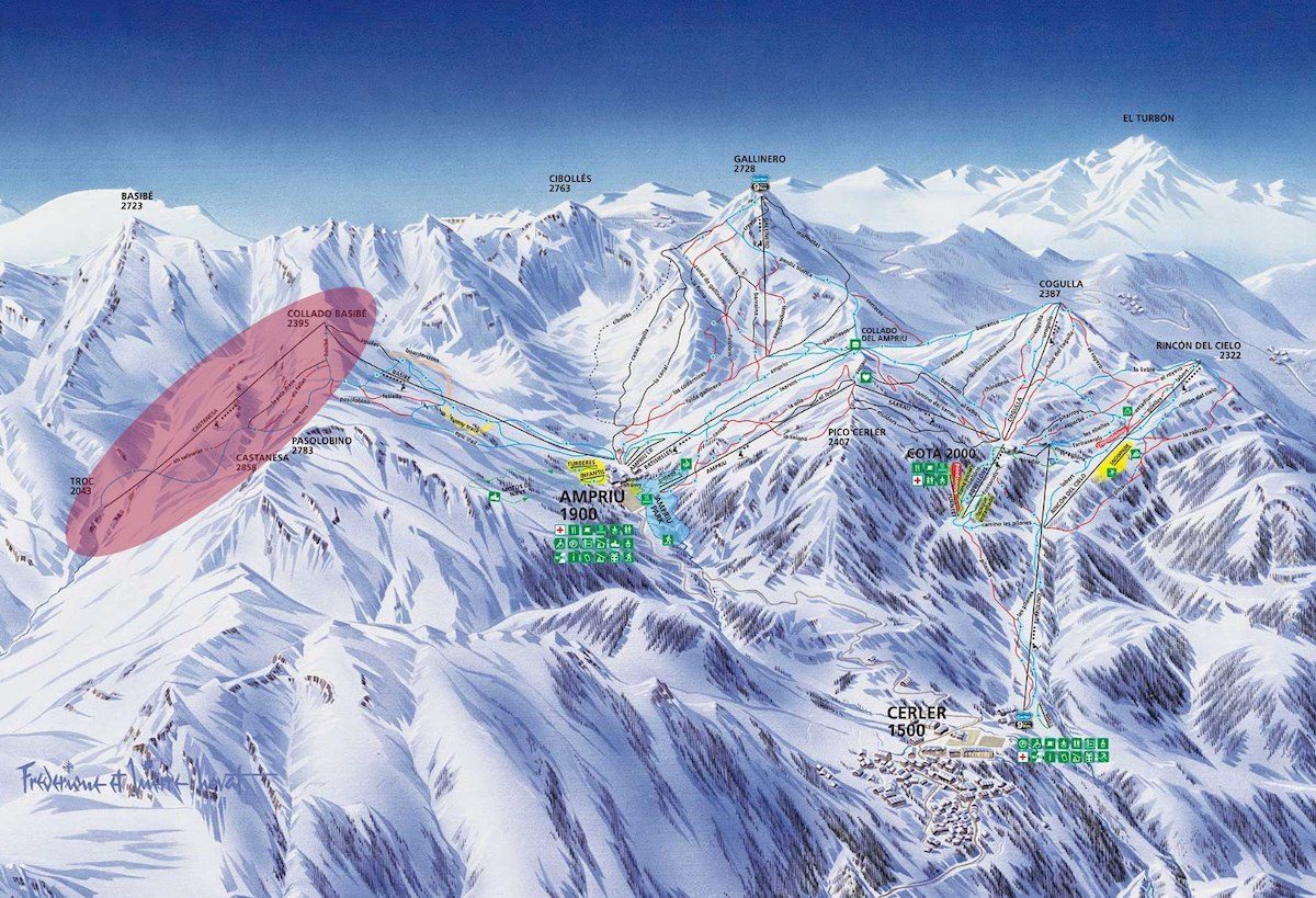 Nuevos mapas de las estaciones de Aramón con las ampliaciones de pistas de esquí y remontes