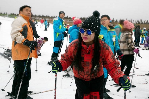 El esquí y el snowboard se han puesto de moda en China y Corea del Sur