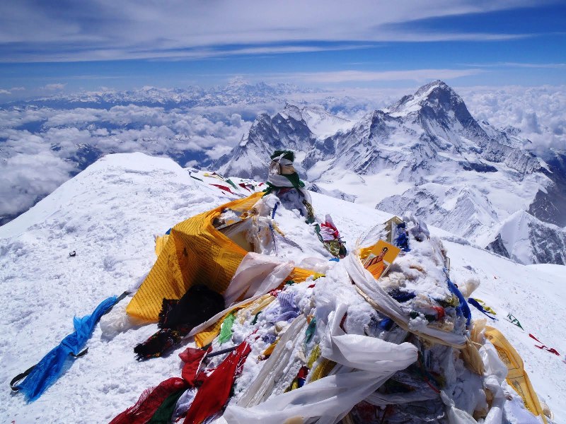 Cumbre del Everest. Zac Poulton