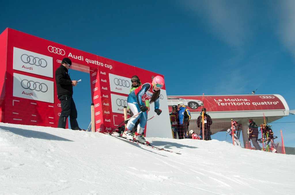 El Circuito Audi Quattro Cup de esquí alpino llega a La Molina