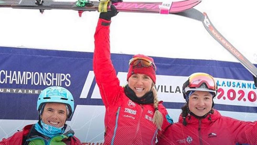Una gran Clàudia Galicia consigue el primer oro en el Mundial de esquí de montaña