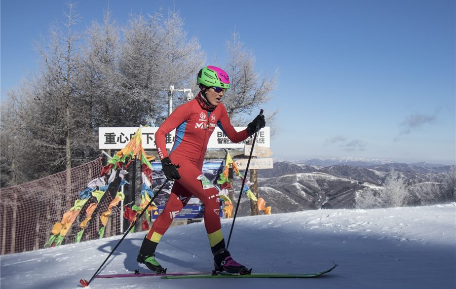 Clàudia Galicia consigue dos platas a -26ºC en la primera prueba de esquí de montaña en China