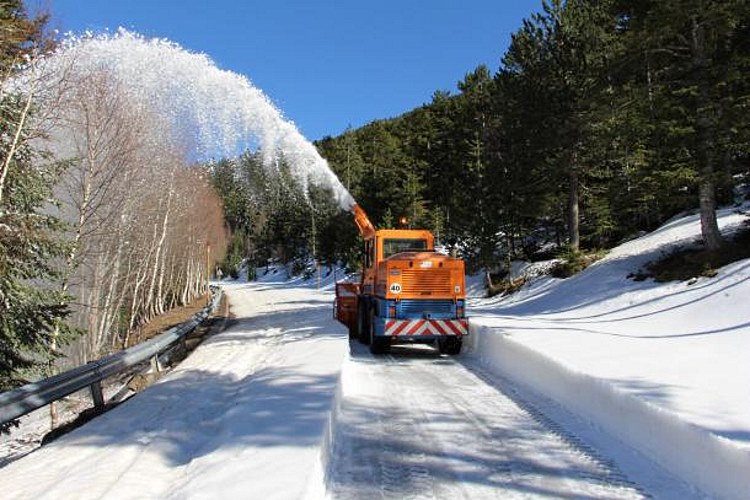 Se cerró la carretera del Coll de Ordino en Andorra, no abrirá hasta la primavera