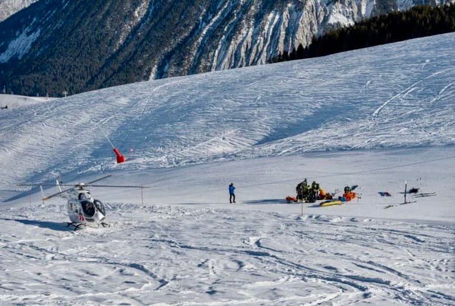  Las vacaciones “blancas” disparan los accidentes de esquí en las estaciones de los Alpes franceses