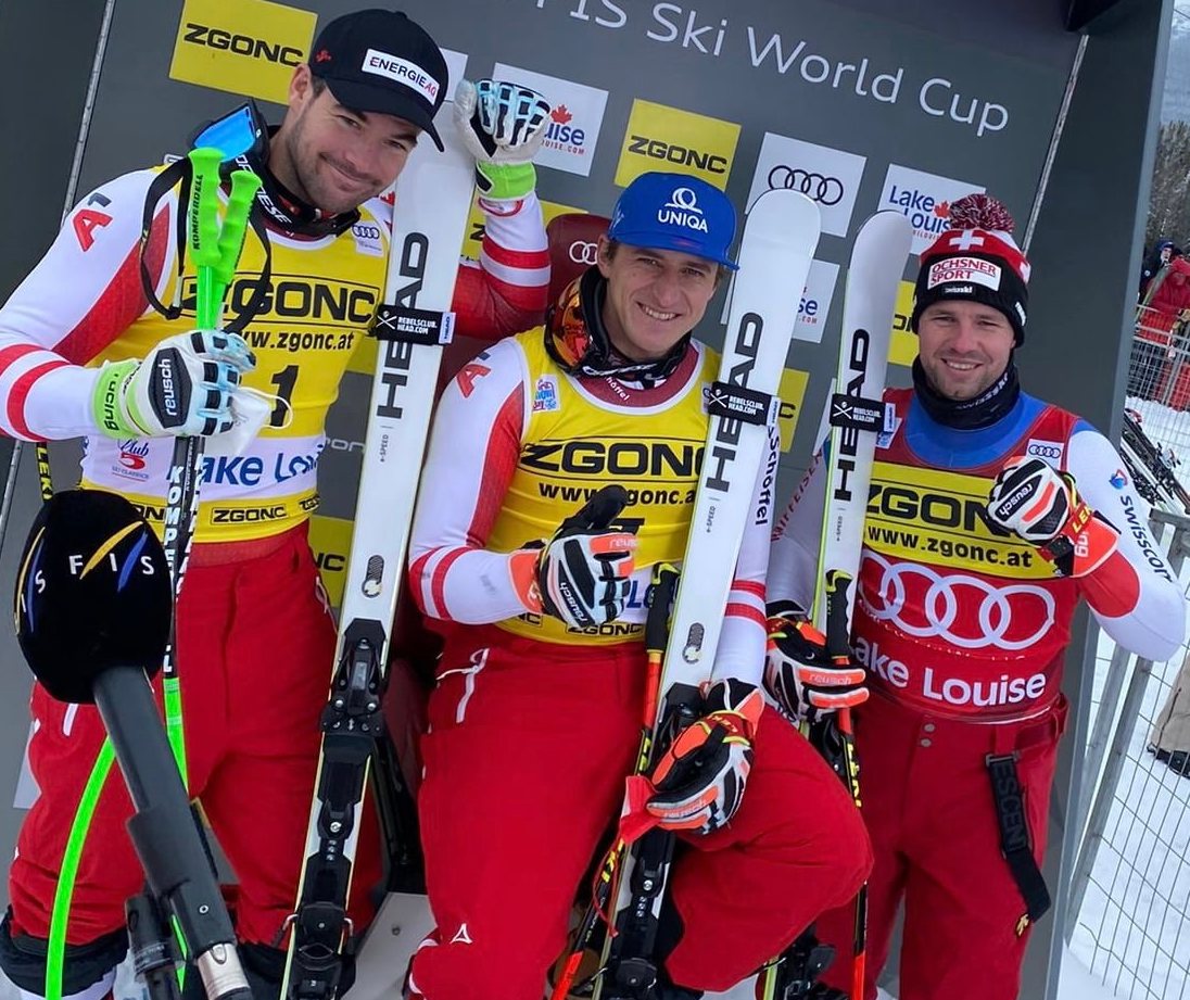 Doble victoria de Austria en el descenso de Lake Louise: Mayer primero y Kriechmayr segundo