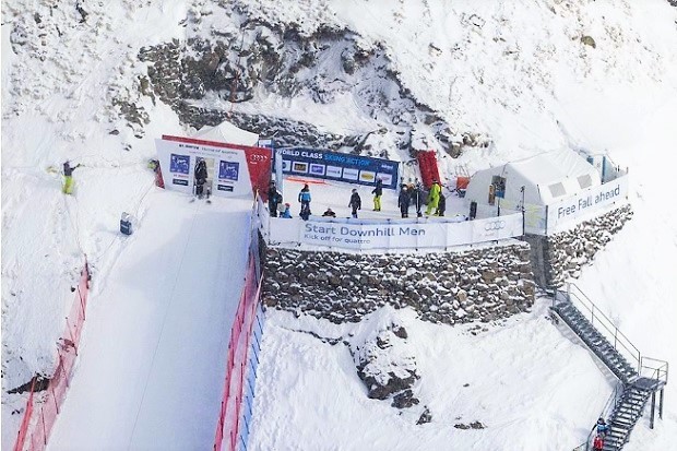 En la pista de descenso Free Fall de St. Moritz se alcanzan hasta 140 km/h. Imagen: St. Moritz
