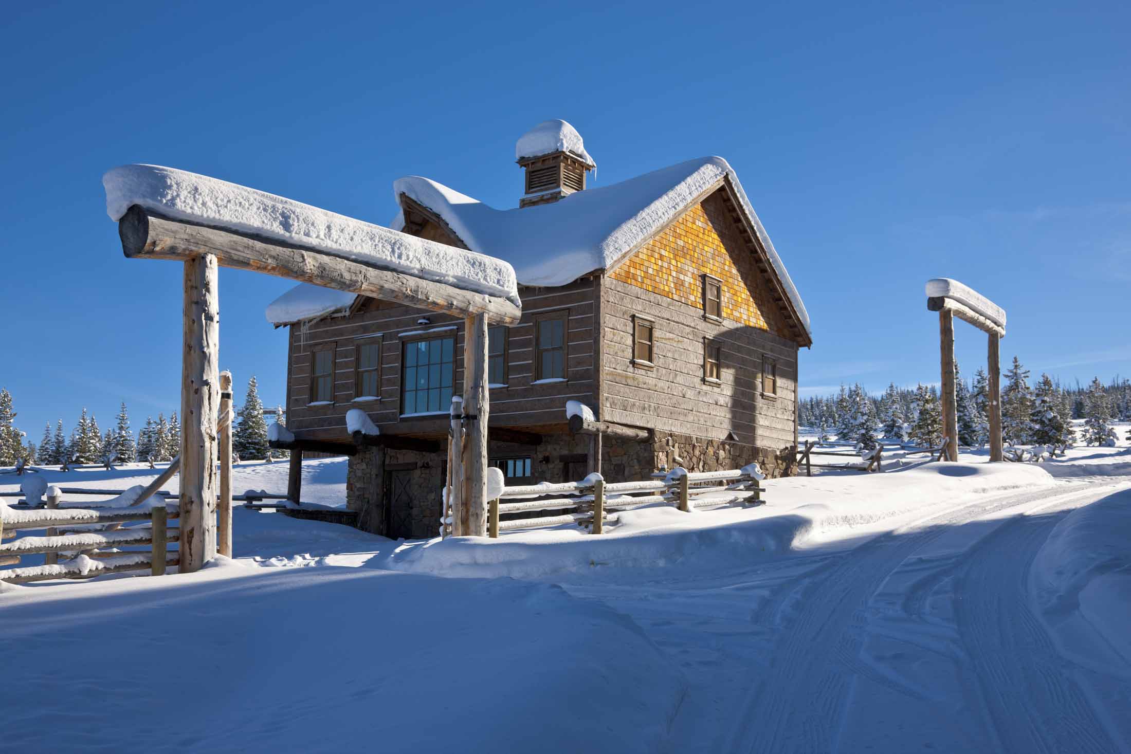 El ELK Horn Ranch de Burt Sugarman en el Yellowstone Club de Montana. Foto: Karl Neumann