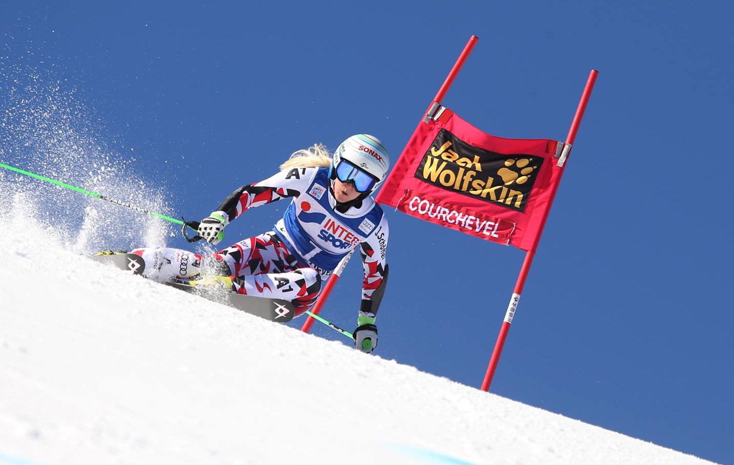 Eva Maria Brem, esquiadora de Copa del Mundo de Slalom Gigante (GS). Foto: E.M. Brem/Völkl Skis