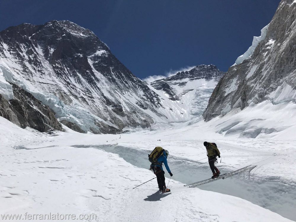 Ferran Latorre ascenderá este domingo a 7.400 metros en su camino al Everest