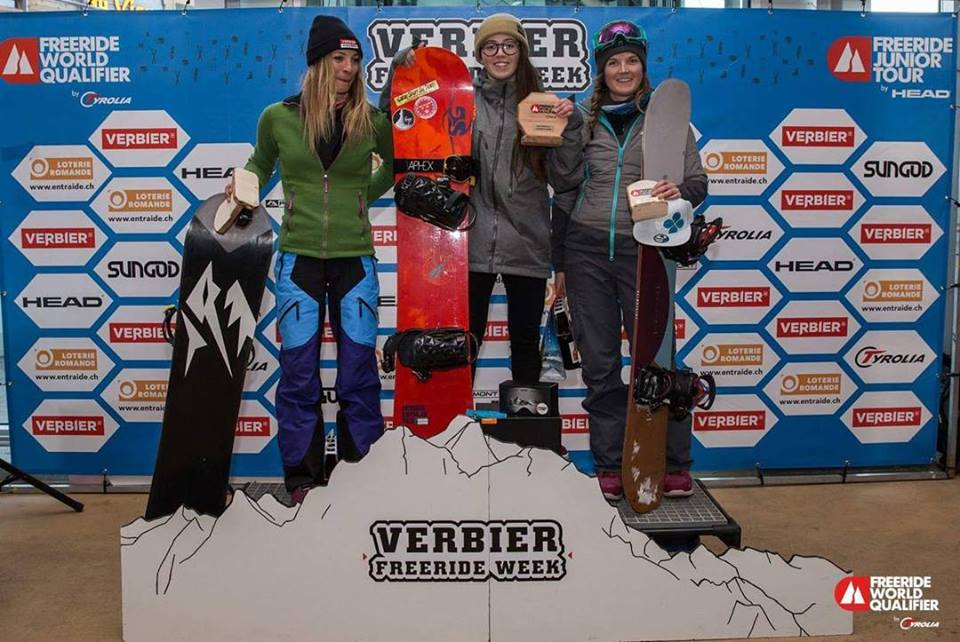 La snowboarder Fiona Torelló reina en la Verbier Freeride Week 