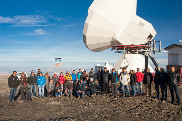 Miembros del FIS durante la inspección final de las pistas e instalaciones de Sierra Nevada