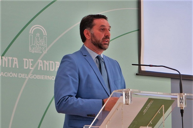 El Consejero de Turismo y Deporte de la Junta de Andalucía, Fco Javier Fernández