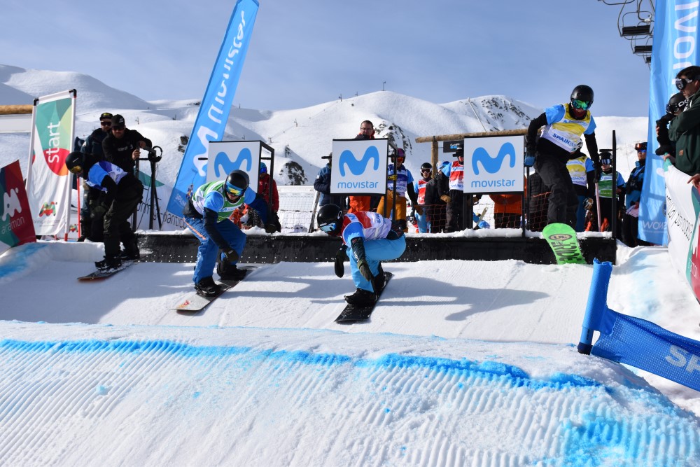Formigal acoge la 2ª fase de la Copa de España Movistar de snowboardcross y skicross