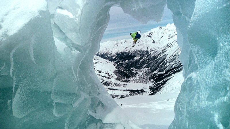 Frederik Kalbermatten: Ripando entre seracs en Saas-Fee