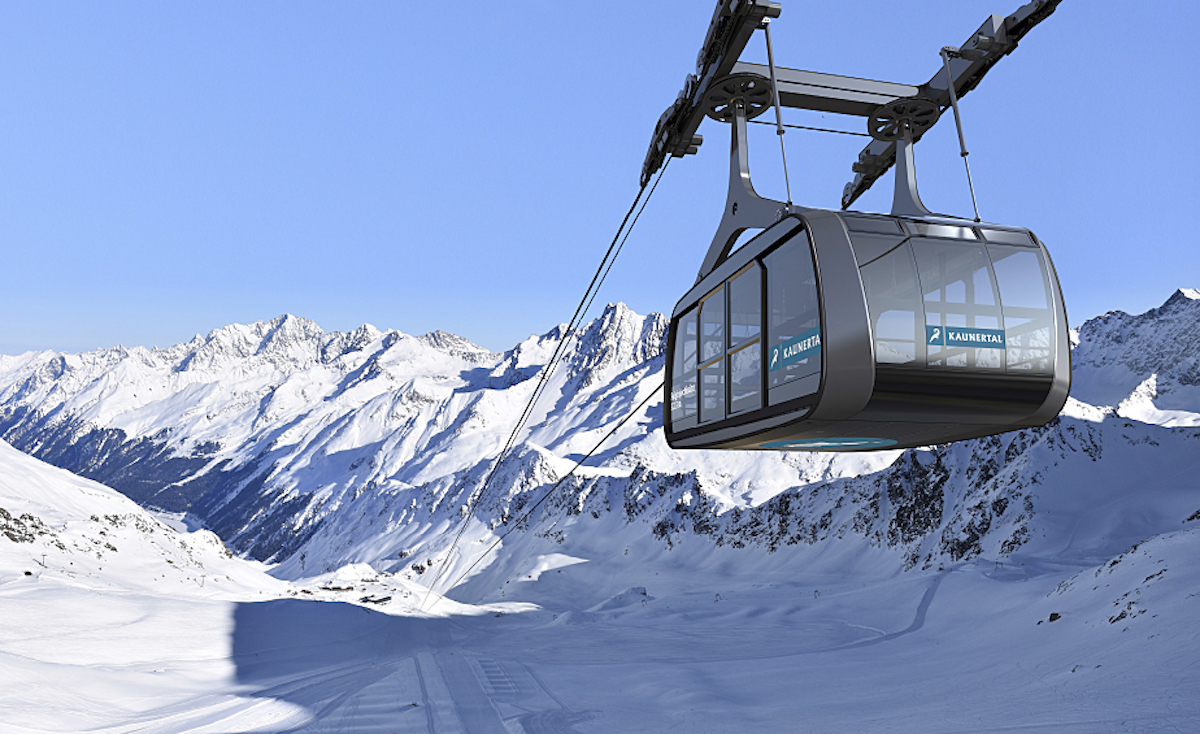 Kaunertal estrenará en otoño un teleférico diseñado para hacer frente al deshielo del glaciar
