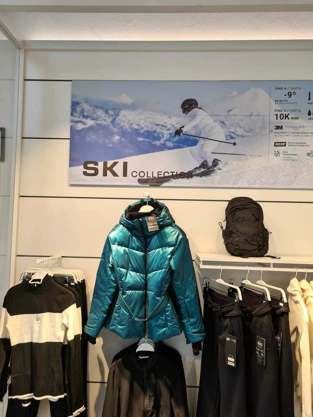 Chaqueta de esquí con relleno de Primalof, impermeable y transpirable.
