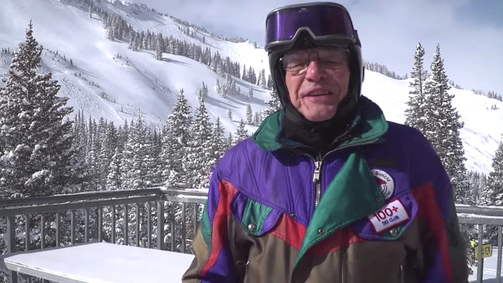¿Hasta qué edad te ves esquiando? El esquiador más viejo del mundo tiene 102 años y medio