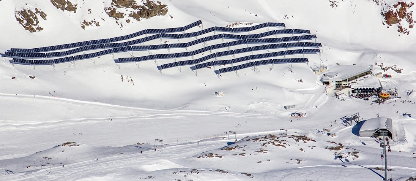 El glaciar de Pitztal quiere ser el 100% solar